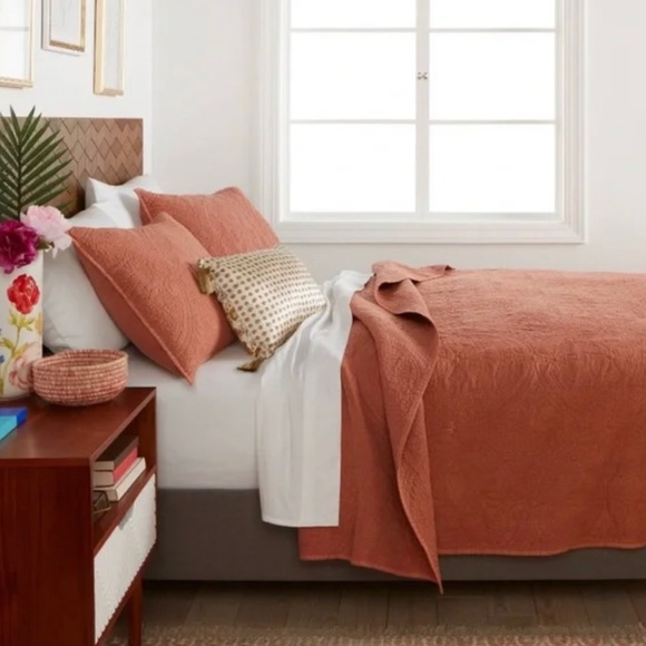 Opalhouse Bedding Opalhouse Medallion Stitch Quilt Bronze Fullqueen